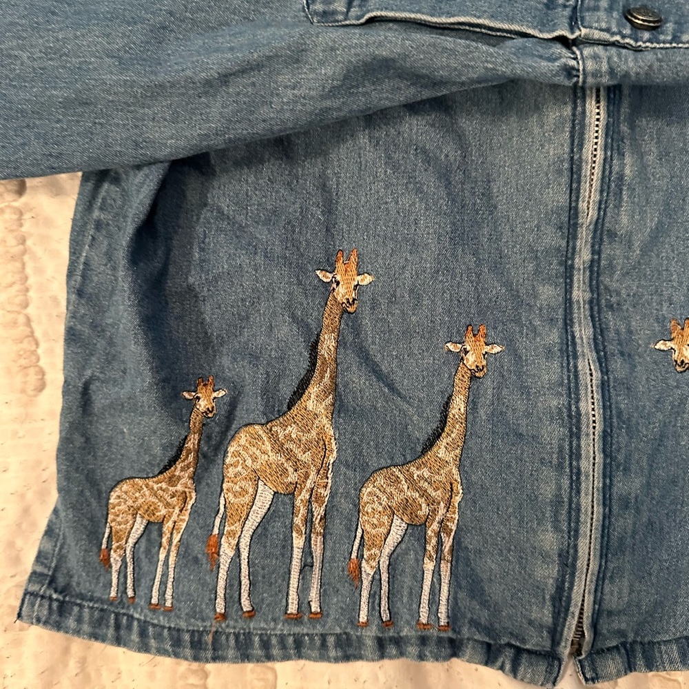 Giraffe Jean Jacket